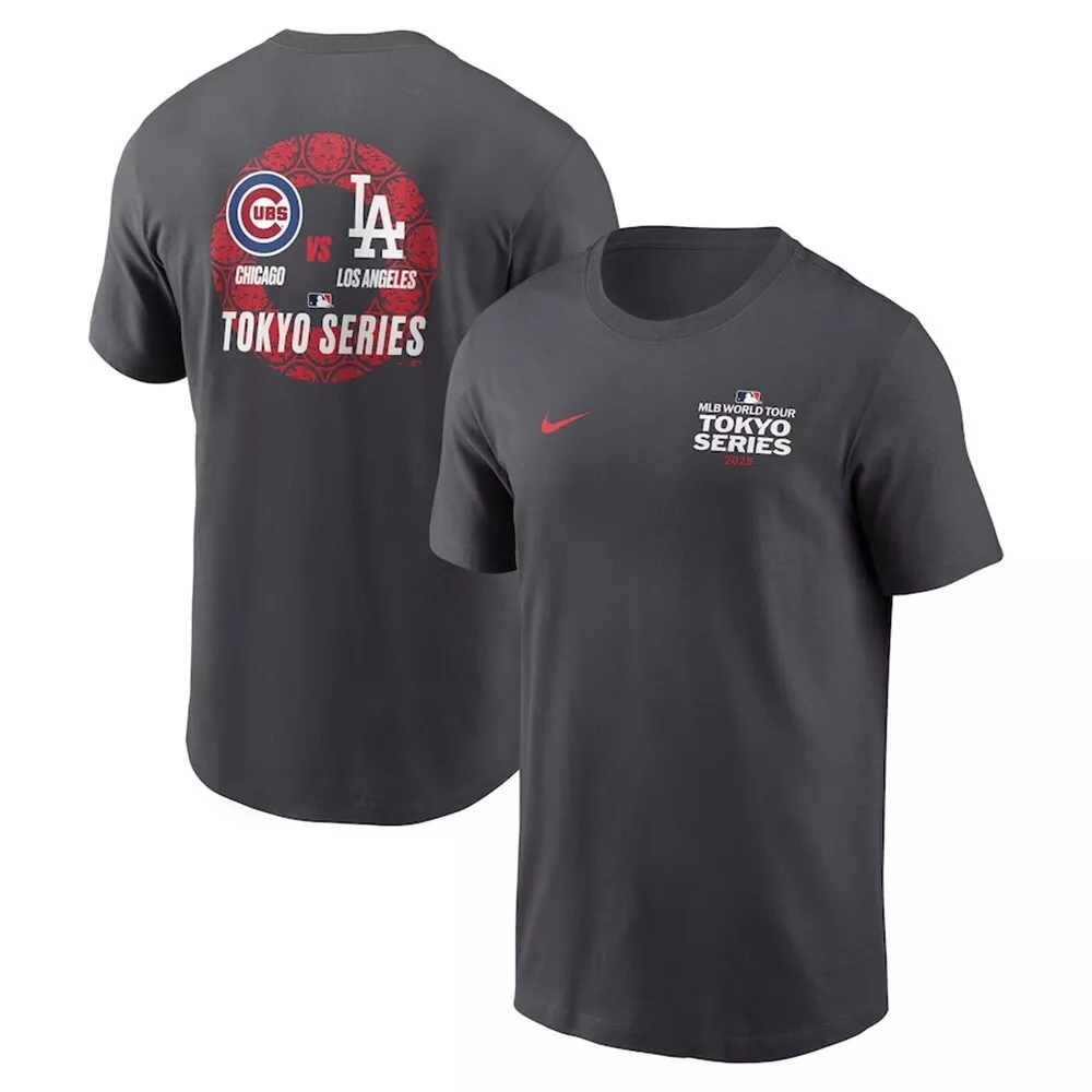 Men Los Angeles Dodgers blank grey MLB 2025 Tshirt style 3
